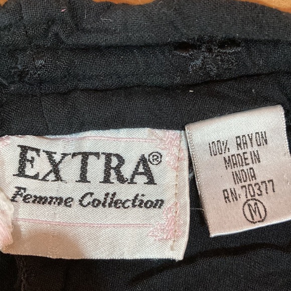 Vintage Extra Femme Collection Picot Shorts, 100% Rayon Cute! Great Shape - Picture 6 of 6